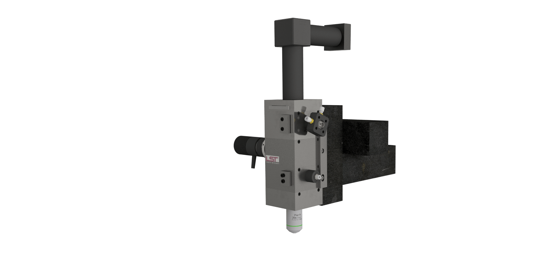 Engineering assembly view of the LST SPCM system